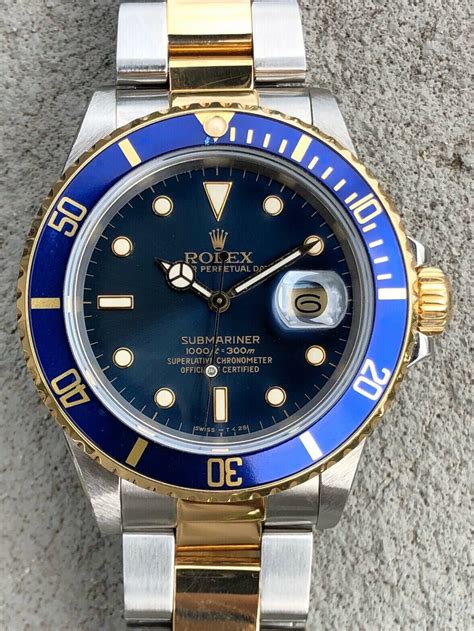 rolex bluesy vs two tone black